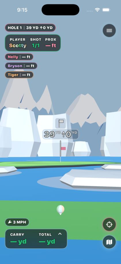A glacier hole in PAR-TEE